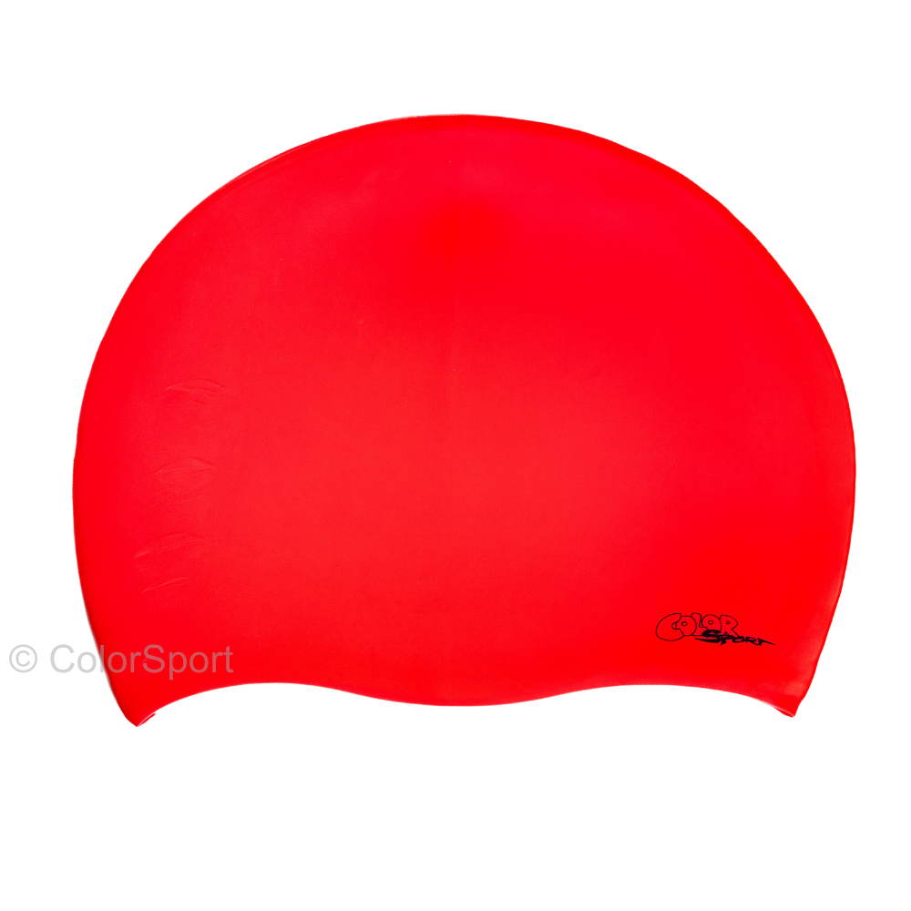Úszósapka Solid Color Felnőtt - Élénk korall