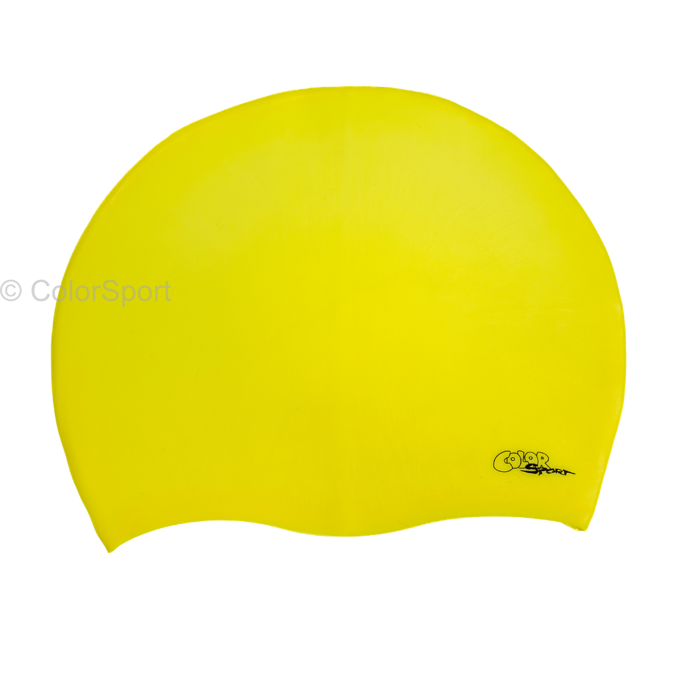 Úszósapka Solid Color Felnőtt - Citromsárga/Neon Yellow - prémium szilikon úszósapka, kényelmes viselet, tartós úszófelszerelés, vízi sportok, felnőtt úszósapka, sport úszófelszerelés