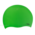Úszósapka Solid Color Felnőtt - Neonzöld/Neon Green - prémium szilikon úszósapka, kényelmes viselet, tartós úszófelszerelés, vízi sportok, felnőtt úszósapka, sport úszófelszerelés
