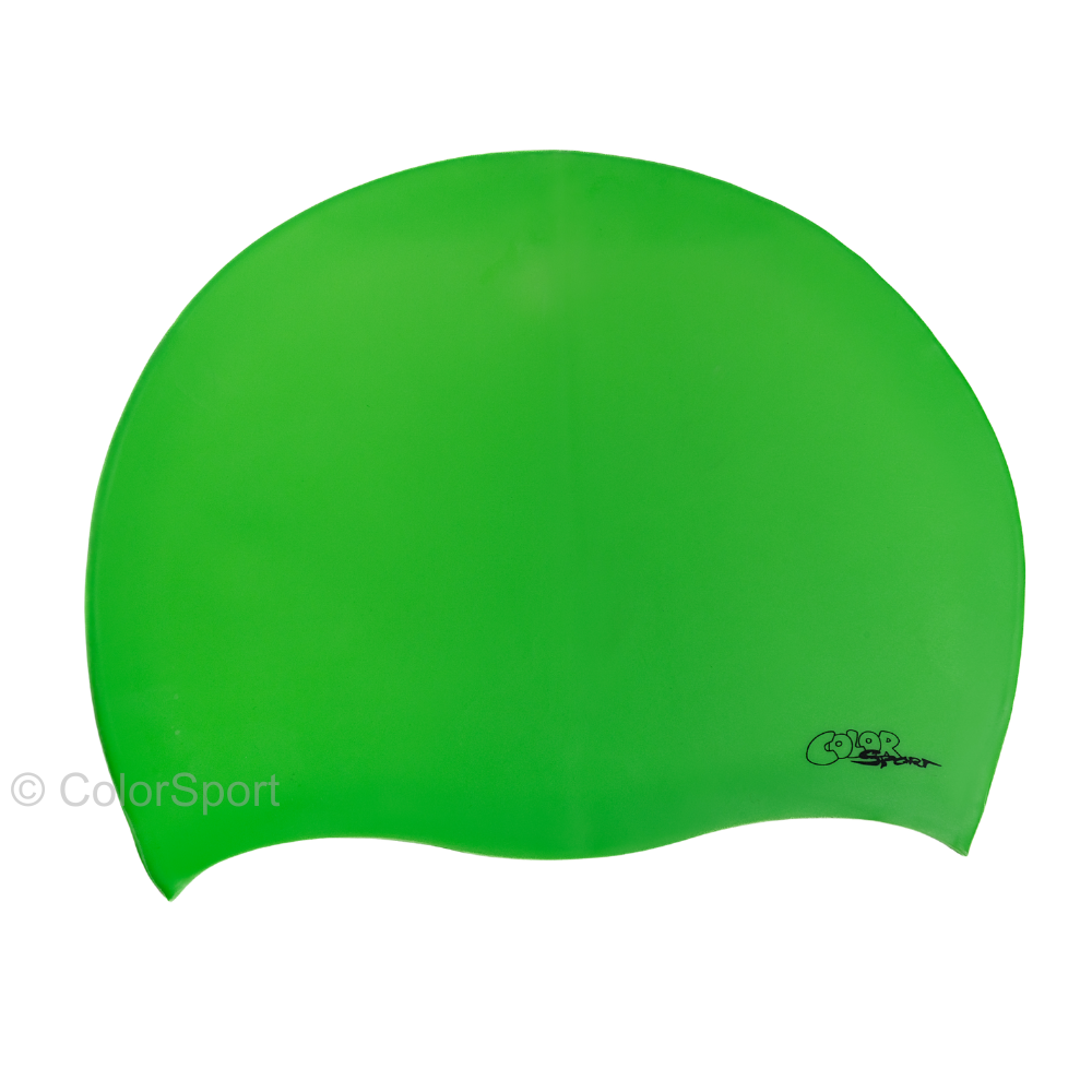 Úszósapka Solid Color Felnőtt - Neonzöld/Neon Green - prémium szilikon úszósapka, kényelmes viselet, tartós úszófelszerelés, vízi sportok, felnőtt úszósapka, sport úszófelszerelés