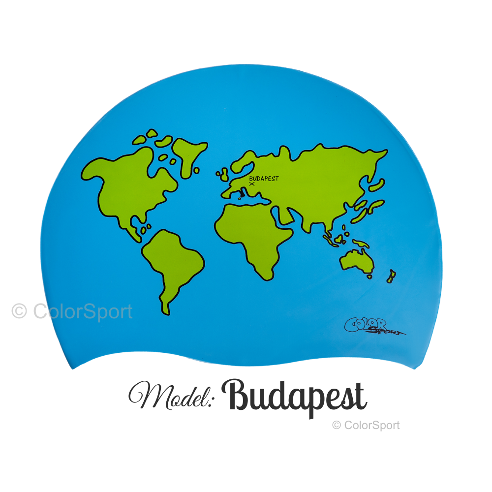 Úszósapka Mintás Limited Design - Budapest