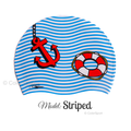 Úszósapka Mintás Limited Design - Striped