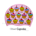 Úszósapka Mintás Limited Design - Cupcake