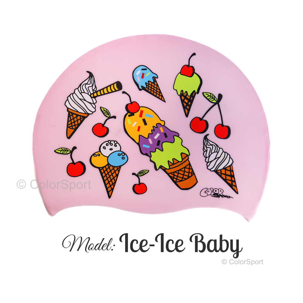 Úszósapka Mintás Limited Design - Ice-Ice Baby