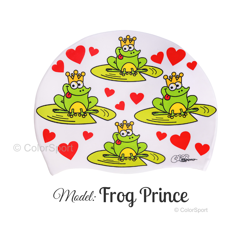 Úszósapka Mintás Limited Design - Frog Prince