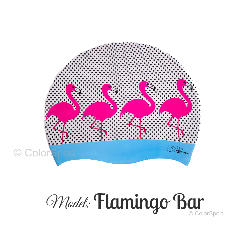 Úszósapka Mintás Limited Design - Flamingo Bar