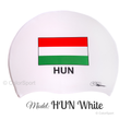 Úszósapka Mintás Limited Design - HUN White