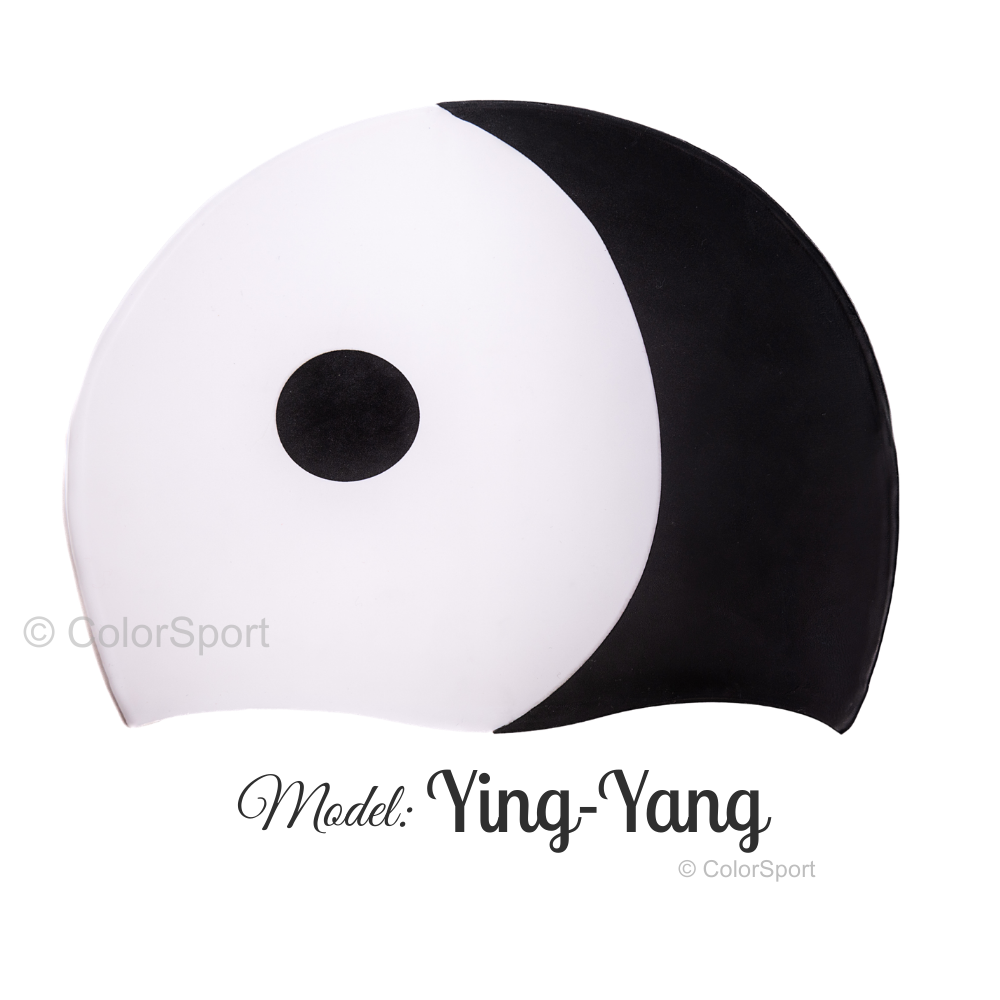 Úszósapka Mintás Limited Design - Yin-Yang
