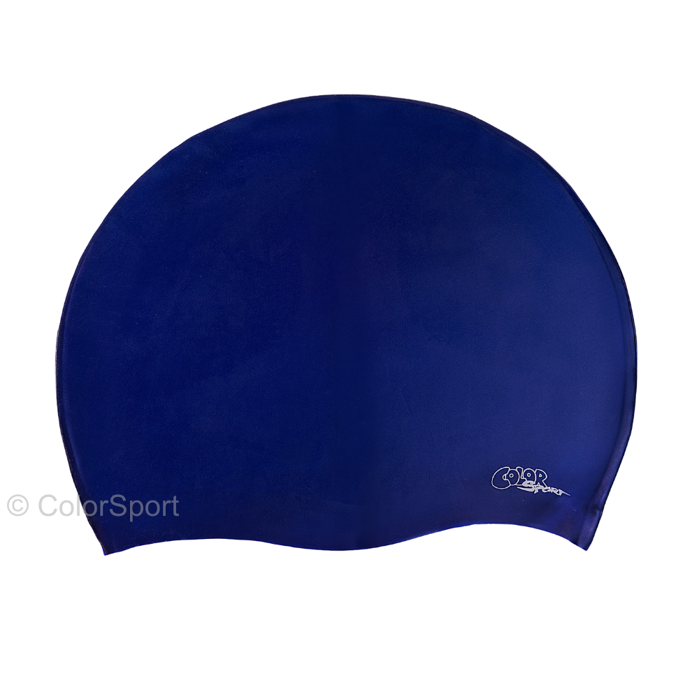 Úszósapka Solid Color Felnőtt - Tengerkék/Navy - prémium szilikon úszósapka, kényelmes viselet, tartós úszófelszerelés, vízi sportok, felnőtt úszósapka, sport úszófelszerelés