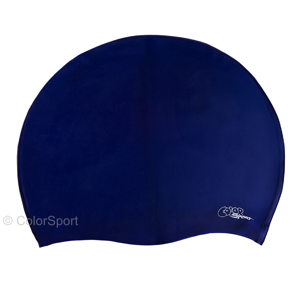 Úszósapka Solid Color Felnőtt - Tengerkék/Navy - prémium szilikon úszósapka, kényelmes viselet, tartós úszófelszerelés, vízi sportok, felnőtt úszósapka, sport úszófelszerelés