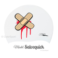 Úszósapka Mintás Limited Design - Salvequick - prémium szilikon úszósapka, kényelmes viselet, tartós úszófelszerelés, vízi sportok, felnőtt úszósapka, sport úszófelszerelés