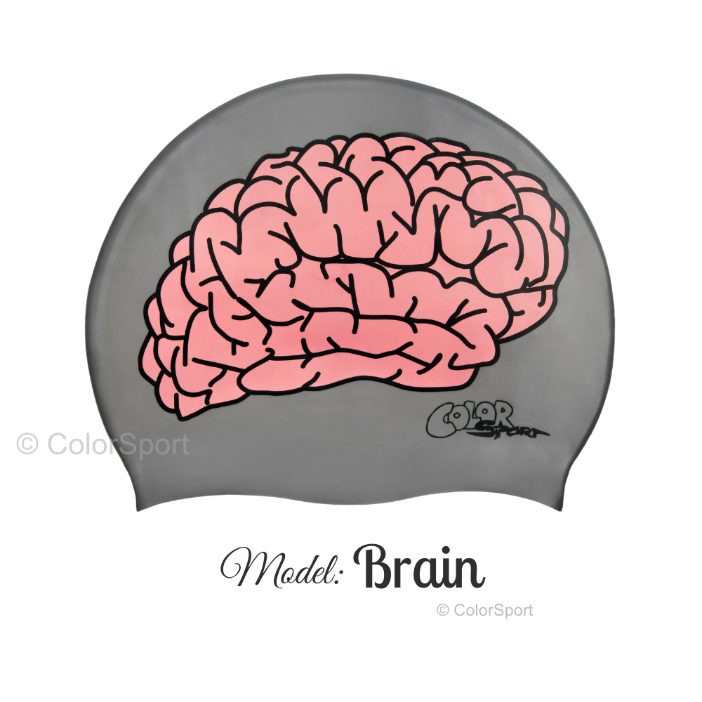 Úszósapka Mintás Limited Design - Brain