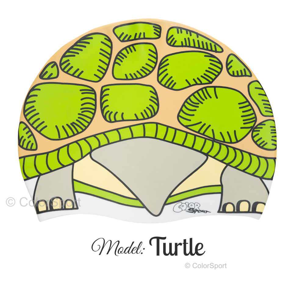 Úszósapka Mintás Limited Design - Turtle