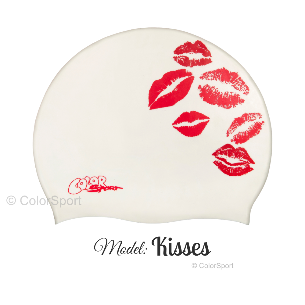 Úszósapka Mintás Limited Design - Kisses