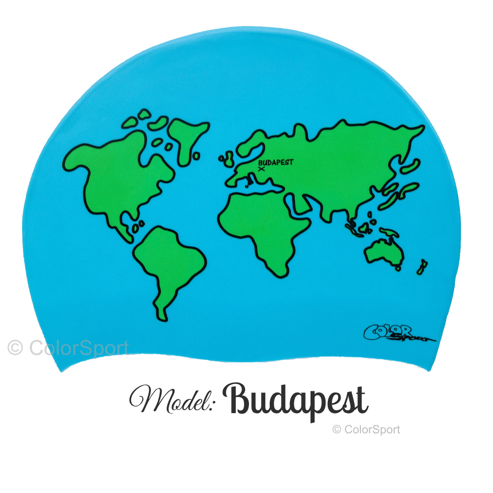 Úszósapka Mintás Limited Design - Budapest