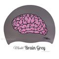 Úszósapka Mintás Limited Design - Brain Grey