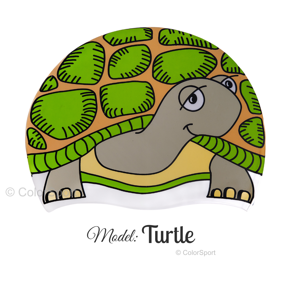 Úszósapka Mintás Limited Design - Turtle